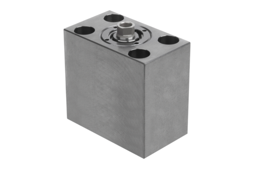 Blockzylinder hydraulisch mit Metallabstreifer doppelt / einfach wirkend  mit Federrückstellung