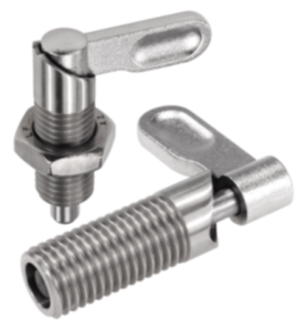 Cam-action indexing plungers, stainless steel, inch