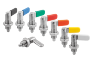 Cam-action indexing plungers stainless steel 