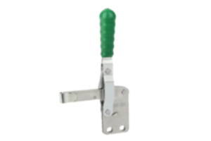 Toggle clamps vertical with straight foot and full clamping lever