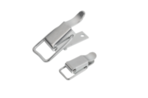 Spannverschlüsse Stahl oder Edelstahl mit Spannbügel bis 300N, Anschraubbohrungen verdeckt Spannverschlüsse Stahl oder Edelstahl mit Spannbügel bis 300N, Anschraubbohrungen verdeckt