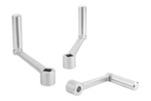 Handkurbeln Edelstahl mit Zylindergriff drehbar Handkurbeln Edelstahl mit Zylindergriff drehbar