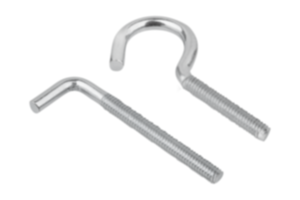 Threaded hooks type 11E and type 4E, steel