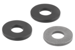 Washers for clamps  steel or aluminium DIN 6340