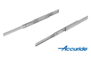 Telescopic slides, steel for side mounting, over-extension, load capacity up to 70 kg Telescopic slides, steel for side mounting, over-extension, load capacity up to 70 kg