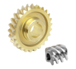 Worm gears, right-hand centre distance 65 mm