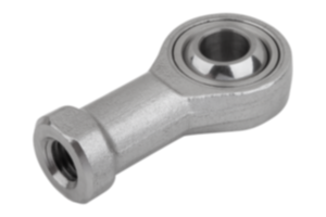 Rod ends with plain bearing internal thread, stainless steel, DIN ISO 12240-1 maintenance-free
