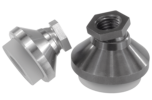 Swivel feet with vibration absorption - inch Swivel feet with vibration absorption - inch