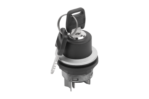 Schlüsseltaster rastend Einbauversion Ø 22,3 mm Flachsteckeranschluss, kompakt Schlüsseltaster rastend Einbauversion Ø 22,3 mm Flachsteckeranschluss, kompakt