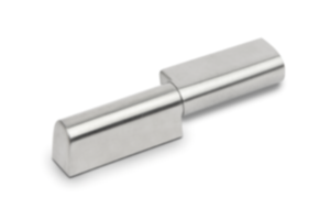 In-line hinge stainless steel lift-off, screw-on